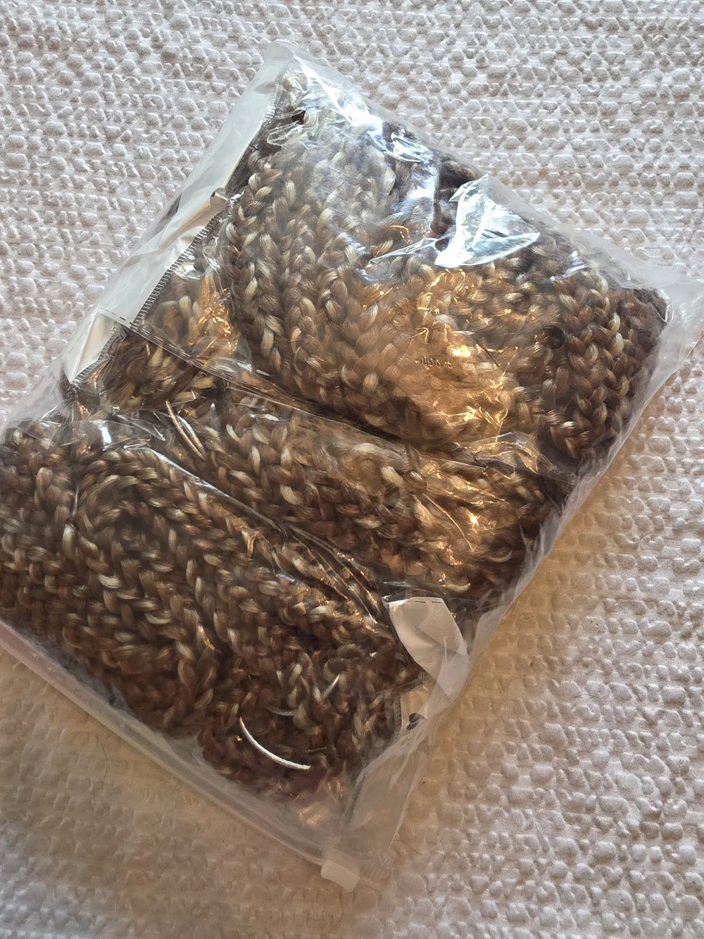 Curly Braiding Hair - Brown Blend X2 Packages So Totsl Of 6 Bundles
